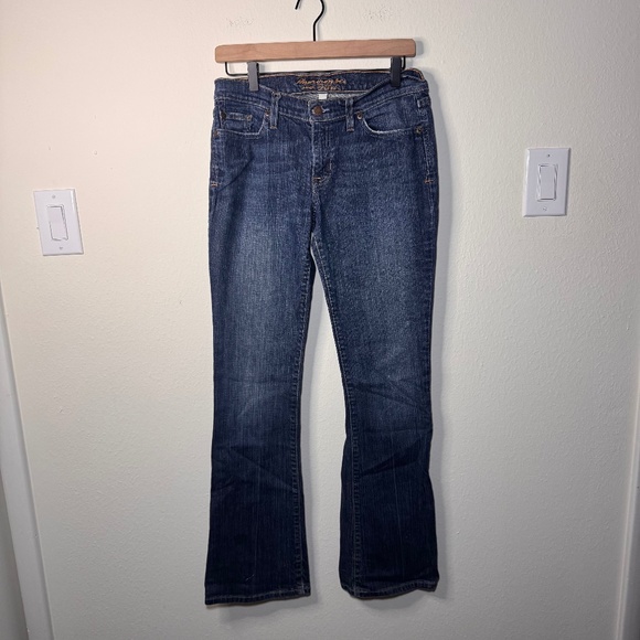 Abercrombie & Fitch Emma Bootcut Vintage Jeans Women's 4R Dark Wash Blue Y2K - Picture 1 of 4